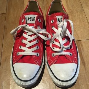 Red Converse Chuck Taylors